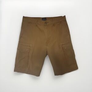 Levi's Shorts Mens Size 32 Carrier Cargo Canvas 9 in Inseam Brown Hiking Casual